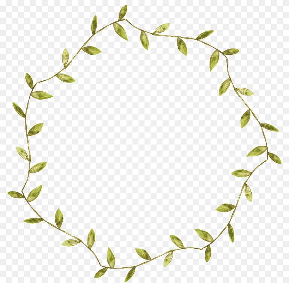 Simple And Beautiful Decorative Garland Buckle Paper, Leaf, Plant, Oval Free Transparent Png