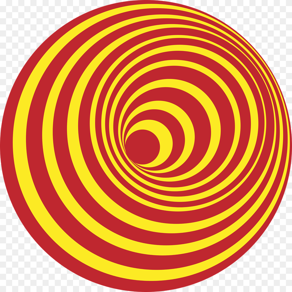Simple Basic Op Art, Coil, Spiral Free Png