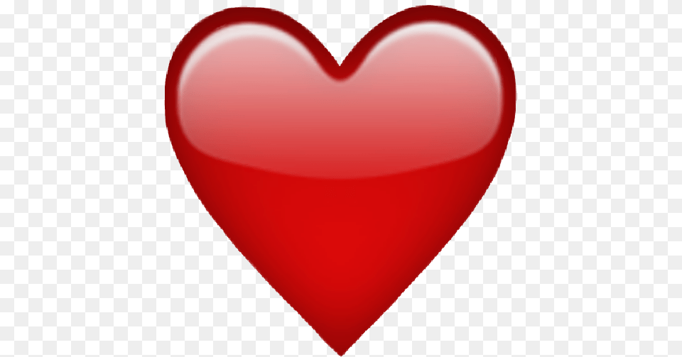 Simple Basic Red Heart Iphone Emoji Un Corazn Grande Rojo, Food, Ketchup Free Png