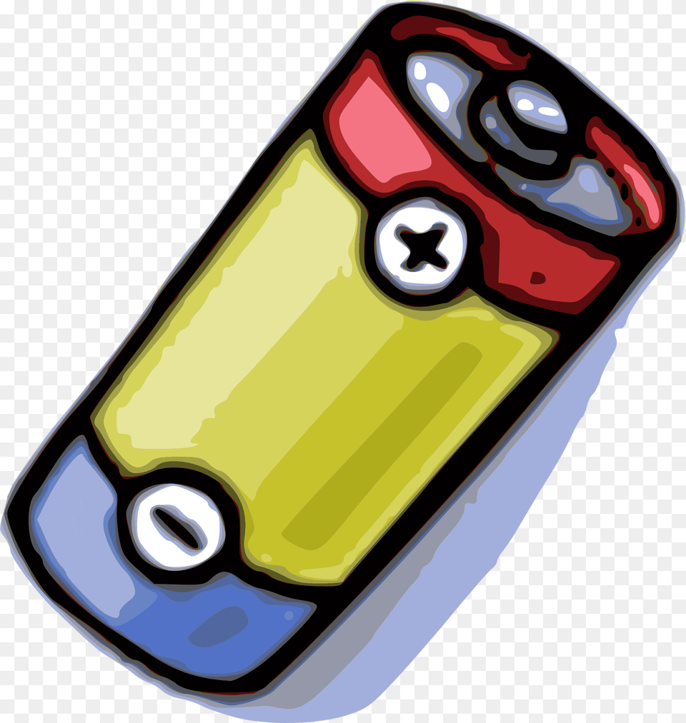 Simple Battery Vector Clipart Image, Tin Free Transparent Png