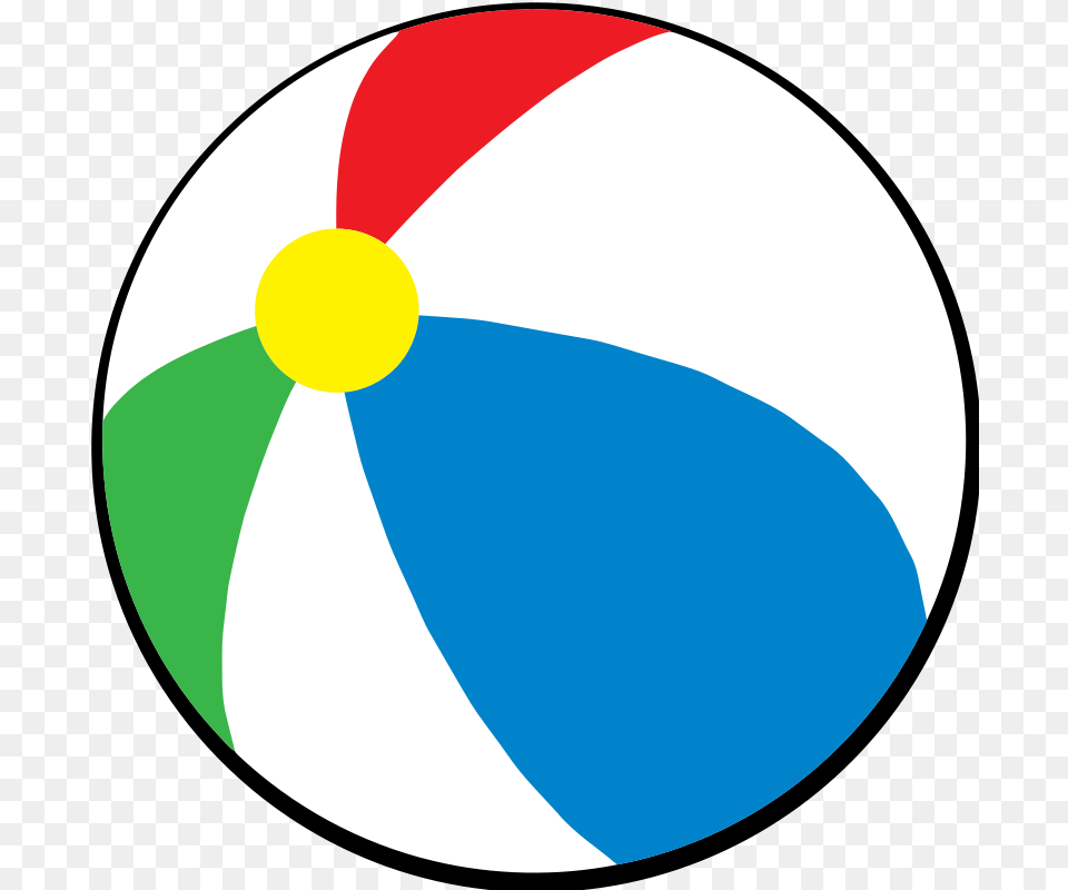 Simple Beach Ball Cartoon Beach Ball, Sphere, Astronomy, Moon, Nature Free Png