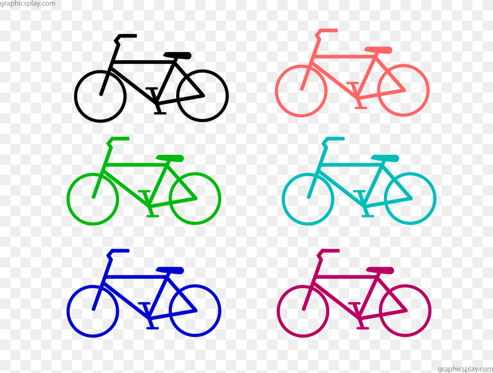 Simple Bicycle Vector, Light, Transportation, Vehicle, Machine Free Transparent Png