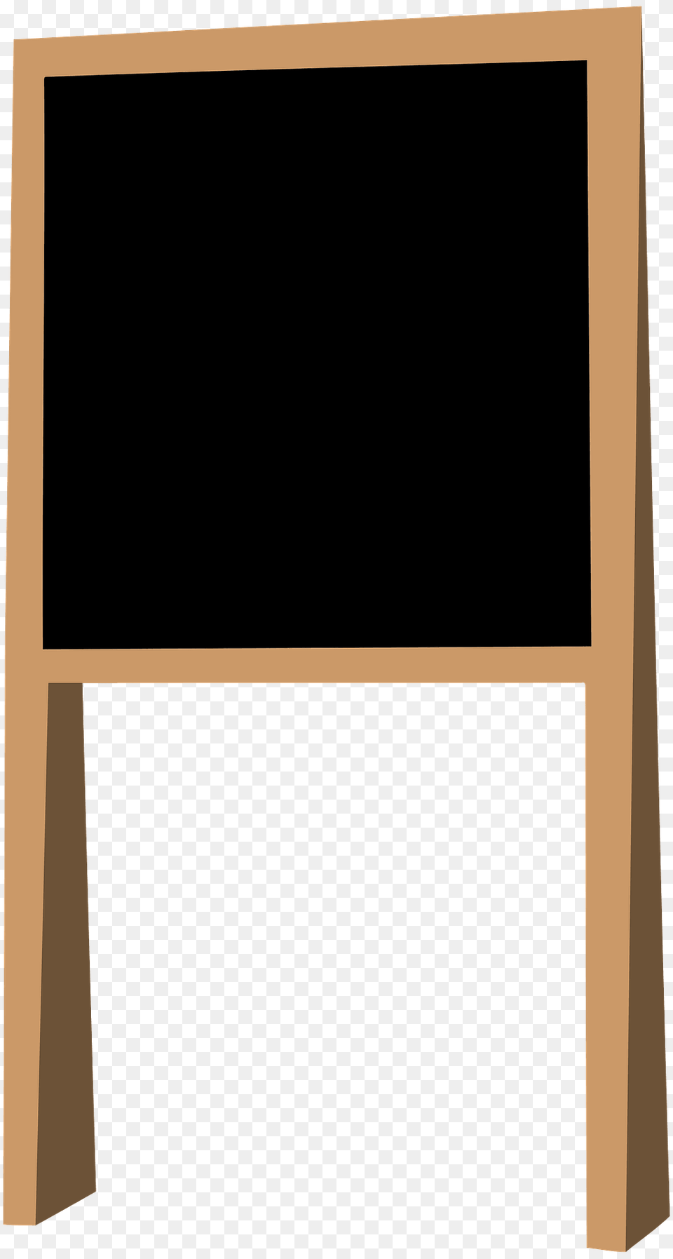 Simple Blackboard Stand Clipart Png