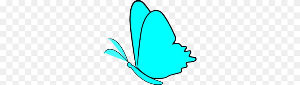 Simple Blue Butterfly Clip Art For Web, Plant, Leaf, Animal, Sea Life Free Transparent Png