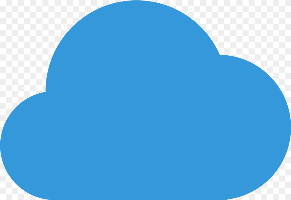 Simple Blue Cloud Icon Image Download Color Blue Objects Clipart, Clothing, Hat, Astronomy, Moon Free Transparent Png