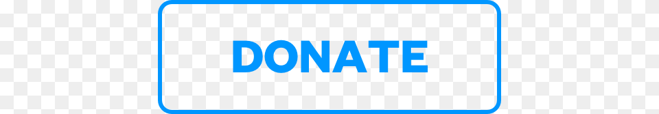Simple Blue Outline Donate Button, Logo Free Transparent Png