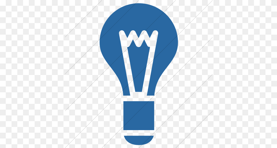 Simple Blue Raphael Light Bulb Icon Compact Fluorescent Lamp, Lightbulb Free Png
