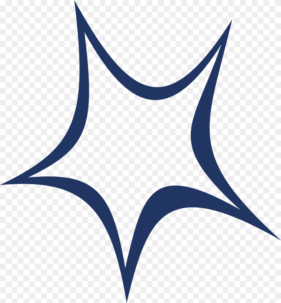 Simple Blue Star Clipart, Logo, Symbol, Batman Logo Free Png