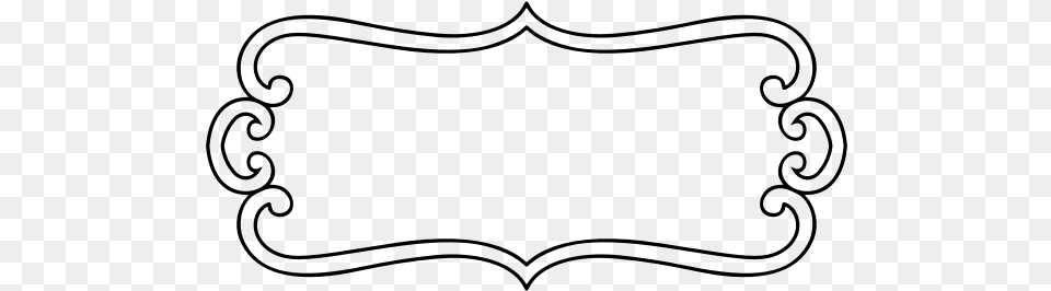 Simple Border, Gray Free Png