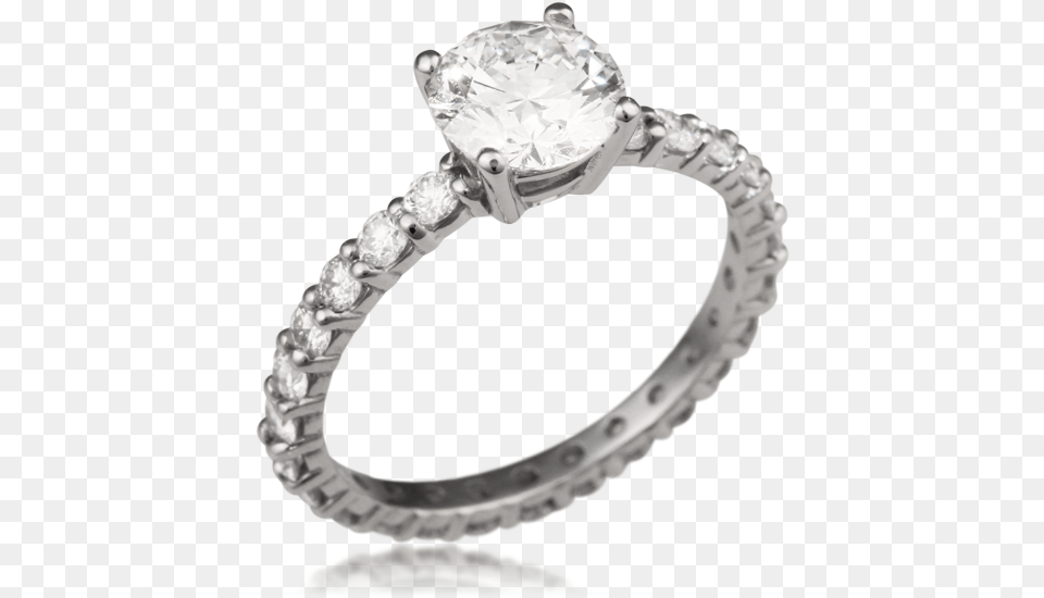 Simple Brilliance Engagement Ring Engagement Ring, Accessories, Jewelry, Diamond, Gemstone Free Png
