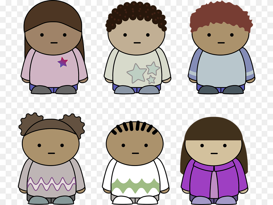 Simple Cartoon Characters Clipart, Book, Comics, Publication, Baby Png Image