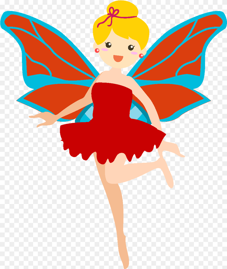 Simple Cartoon Cute Butterfly Girl Cartoon, Dancing, Leisure Activities, Person, Baby Free Transparent Png