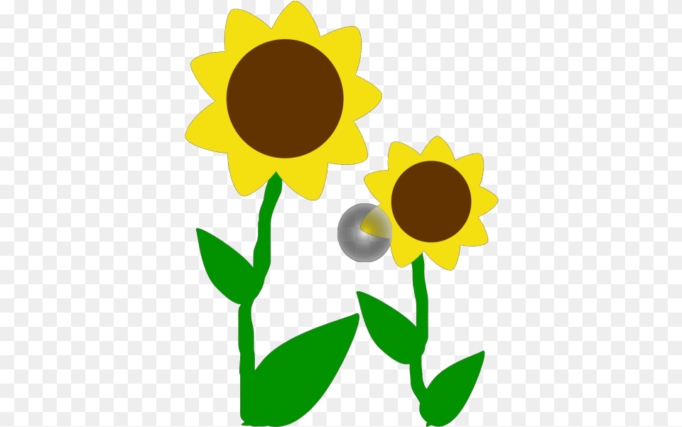 Simple Cartoon Sunflower Svg Clip Art For Web Wilf Flowers Clip Art, Flower, Plant, Daisy, Petal Free Transparent Png