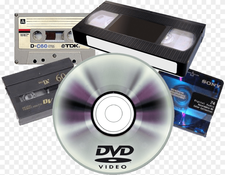 Simple Cassette Dvd With Cassette Vhs En Dvd Digital Versatile Disc Dvd, Disk Png