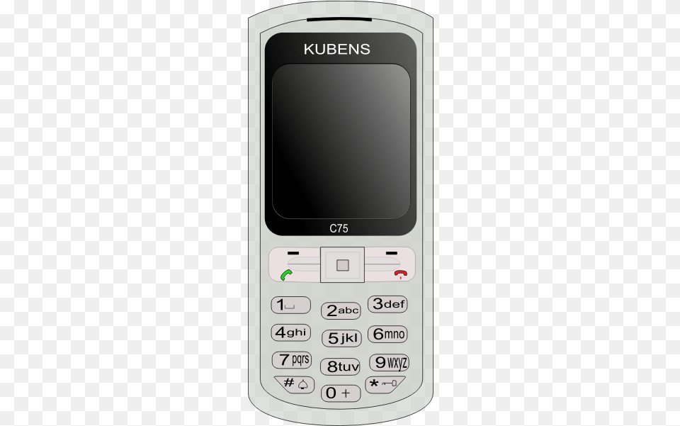 Simple Cell Phone Vector Clip Art Feature Phone, Electronics, Mobile Phone, Texting Free Png