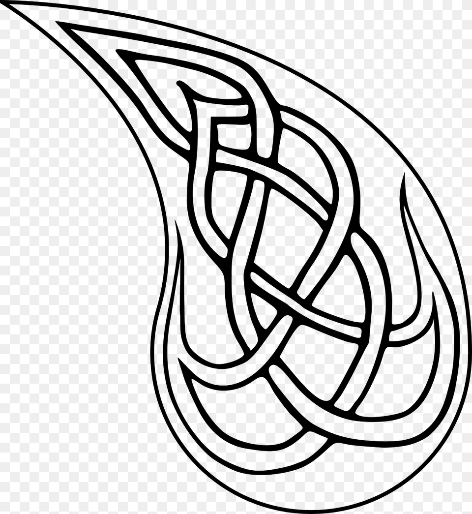 Simple Celtic Designs, Gray Free Png Download