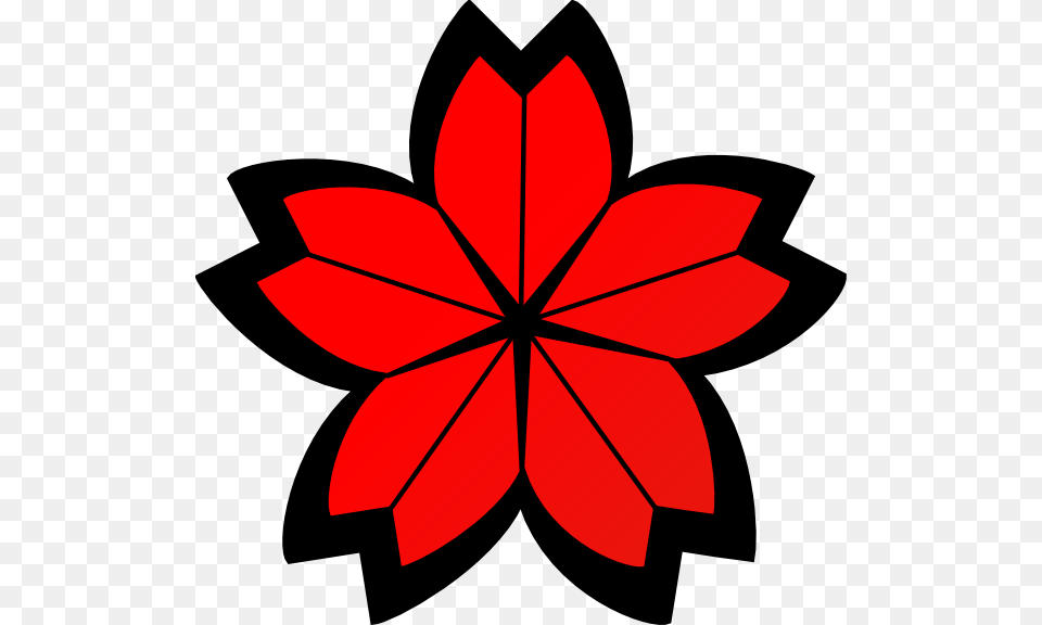 Simple Cherry Blossom Flower Drawing, Leaf, Plant, Maple Leaf, Dynamite Png