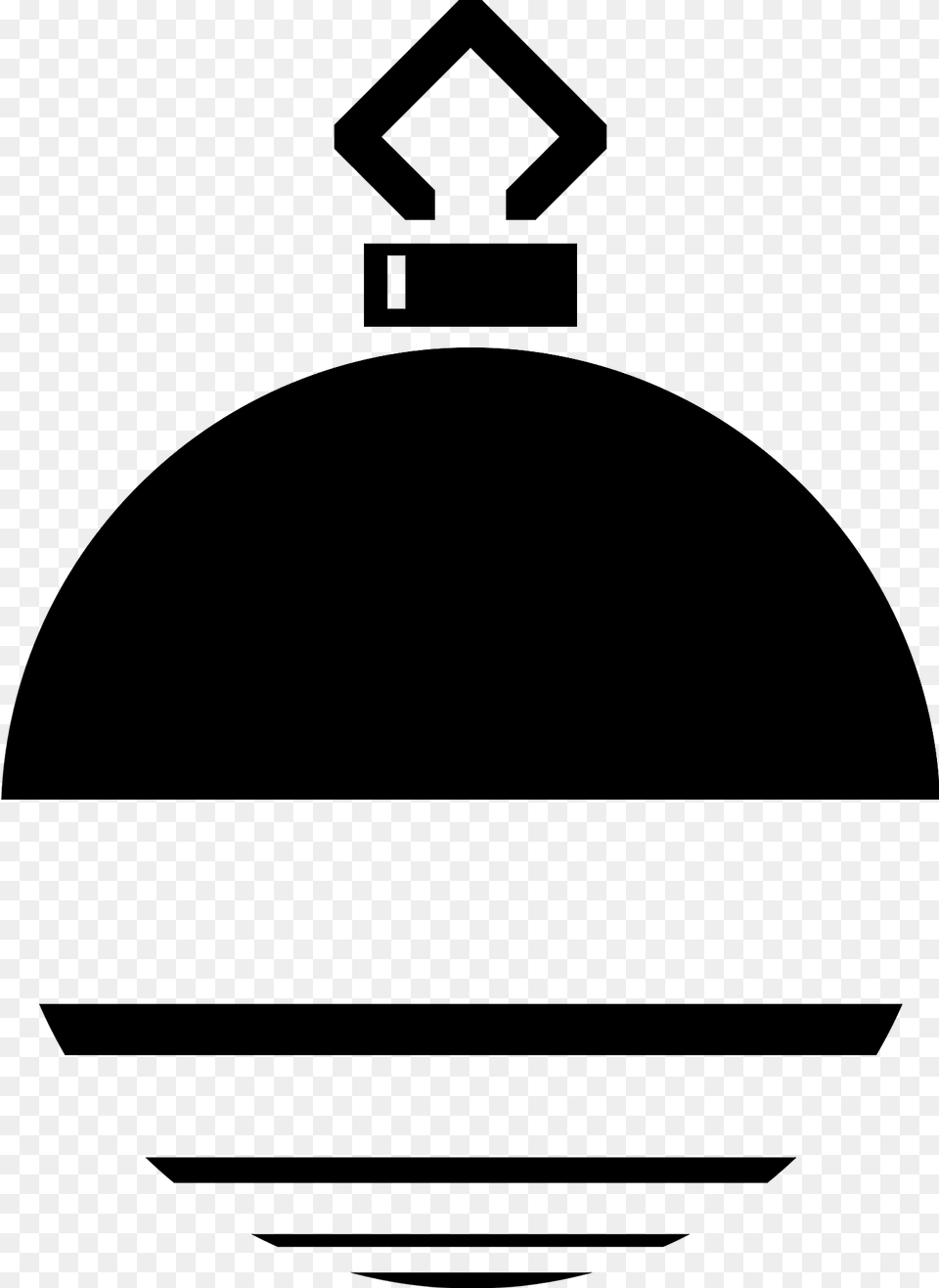 Simple Christmas Ornament Black And White With Stripes Clipart, Ammunition, Bomb, Weapon, Sphere Png Image