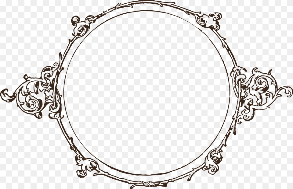 Simple Circle Frame, Oval, Bow, Weapon Free Png