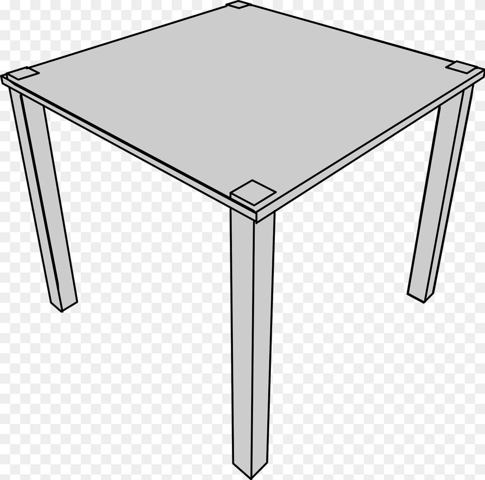 Simple Clipart, Dining Table, Furniture, Table, Coffee Table Png