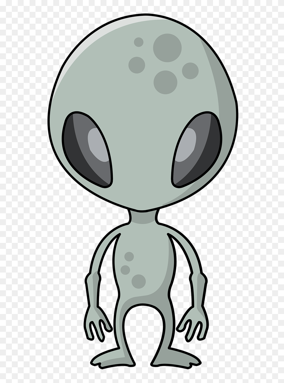 Simple Clipart Alien, Stencil, Baby, Person Png Image