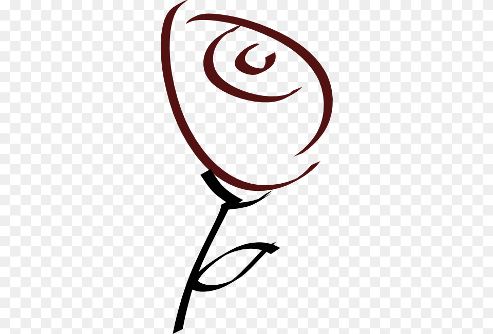 Simple Clipart Rose, Spiral, Coil Free Png Download