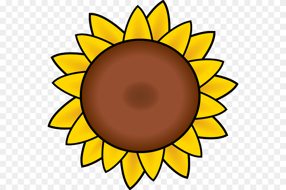 Simple Clipart Sunflower, Flower, Plant, Bonfire, Fire Free Transparent Png