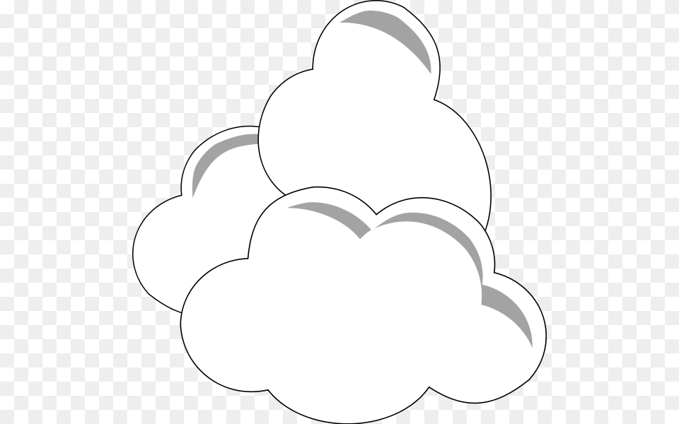 Simple Clouds Clip Arts For Web, Light, Nature, Outdoors, Snow Png
