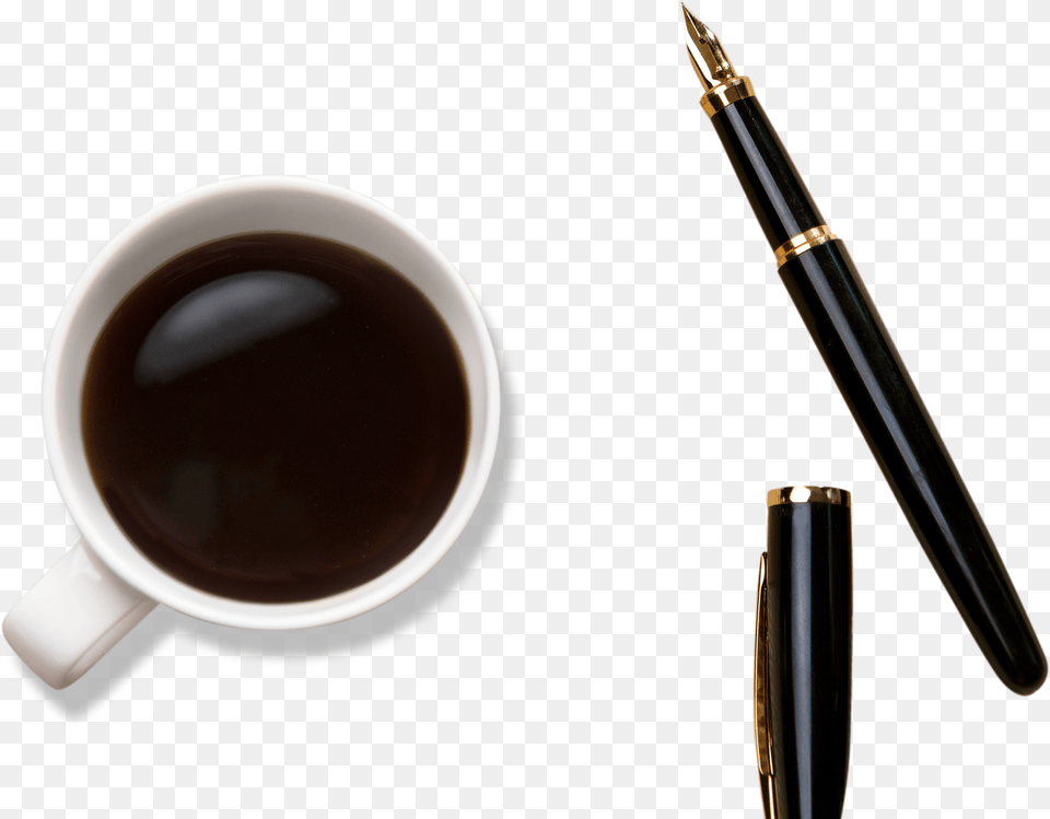 Simple Coffee Pen Decoration Vector Dandelion Coffee, Cup, Beverage, Coffee Cup Png