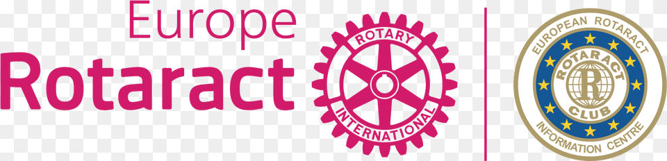 Simple Cranberry Version Logo Rotaract Eric, Machine, Wheel, Badge, Symbol Free Png
