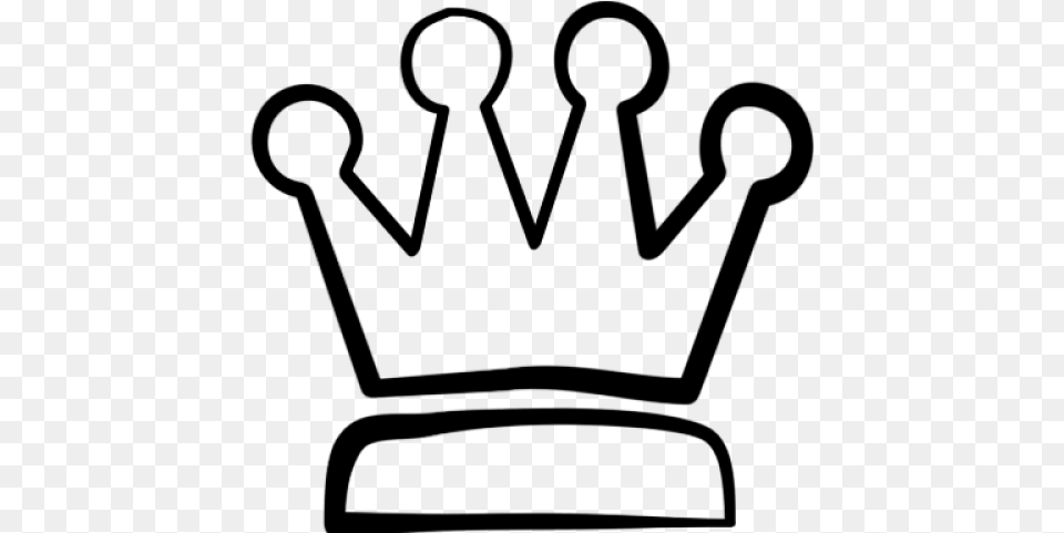 Simple Crown Clip Art, Gray, Lighting Free Png Download