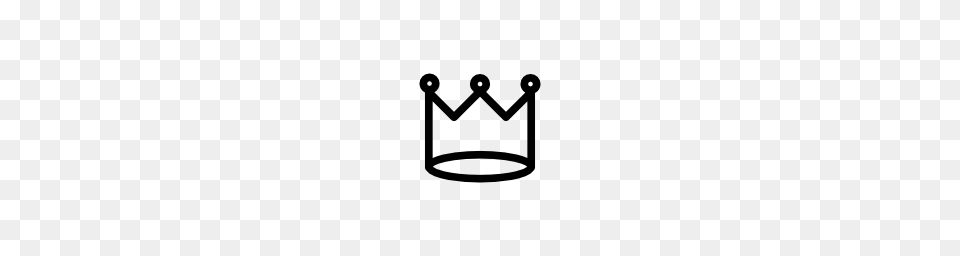 Simple Crown Cliparts, Gray Free Transparent Png