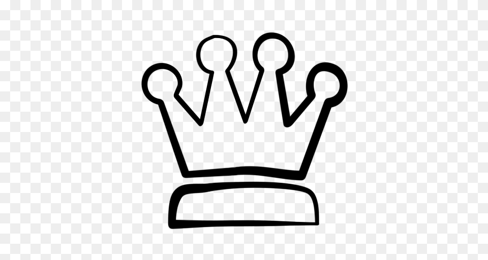 Simple Crown Cliparts, Gray Png Image