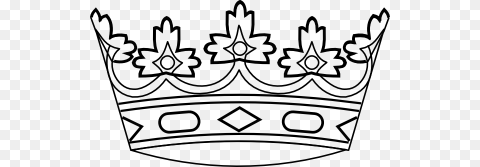 Simple Crown Outline, Accessories, Jewelry Free Png