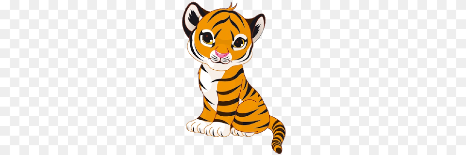 Simple Cute Tiger Clipart, Animal, Mammal, Wildlife, Zebra Free Png