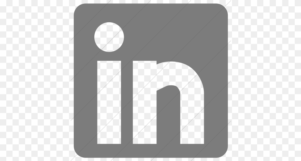 Simple Dark Gray Raphael Linkedin Icon Linkedin Dark Grey Logo, Symbol, Sign, Text, Number Free Png