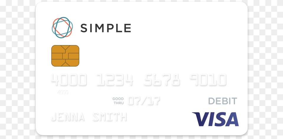 Simple Debit Card, Text, Credit Card Free Transparent Png