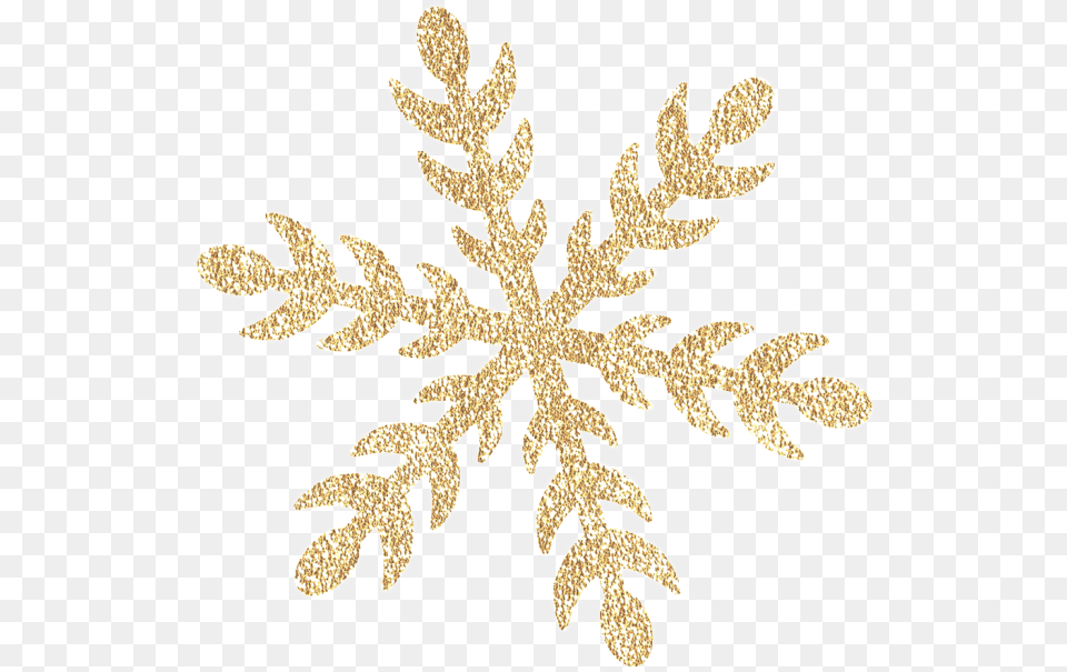 Simple Design Golden Snowflake Fiocco Di Neve Tatuaggio, Nature, Outdoors, Snow, Plant Free Png Download