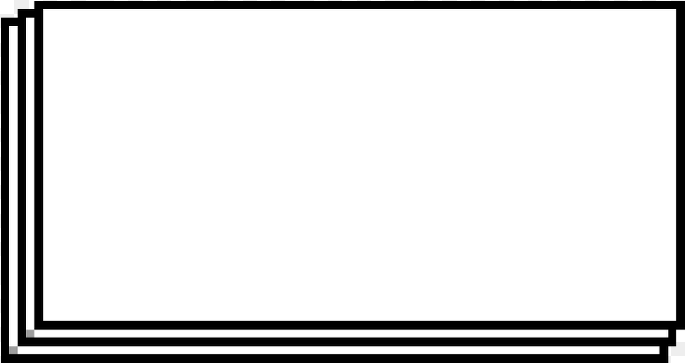 Simple Dialogue Box Monochrome, White Board Free Transparent Png