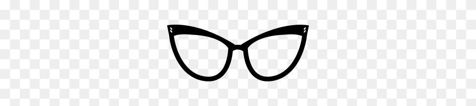 Simple Eyes With Glasses Clip Art Cat Eye Glasses Clipart, Blackboard, Electronics, Screen, Lighting Png Image