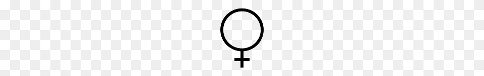 Simple Female Symbol, Magnifying Png Image