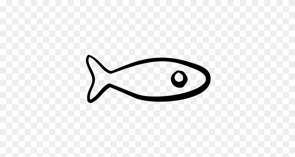 Simple Fish Clip Art, Stencil Free Transparent Png