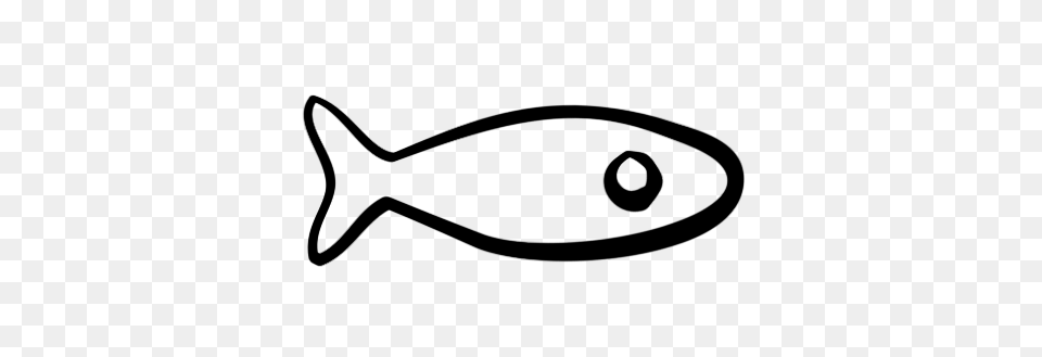Simple Fish Clip Art Beautiful Outline Picture Of Sweet, Gray Png Image