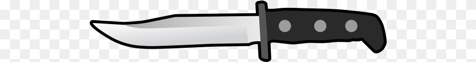Simple Flat Knife Side View Simple Knife Cartoon, Blade, Dagger, Weapon Free Transparent Png