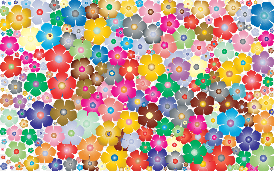 Simple Floral Background 2 No Black Clipart, Accessories, Pattern, Art, Graphics Free Transparent Png