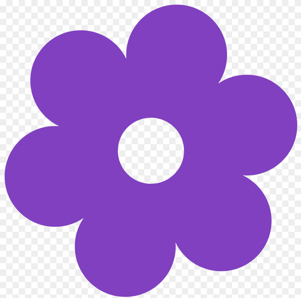 Simple Flower Clip Art, Purple, Plant, Daisy, Outdoors Free Png Download