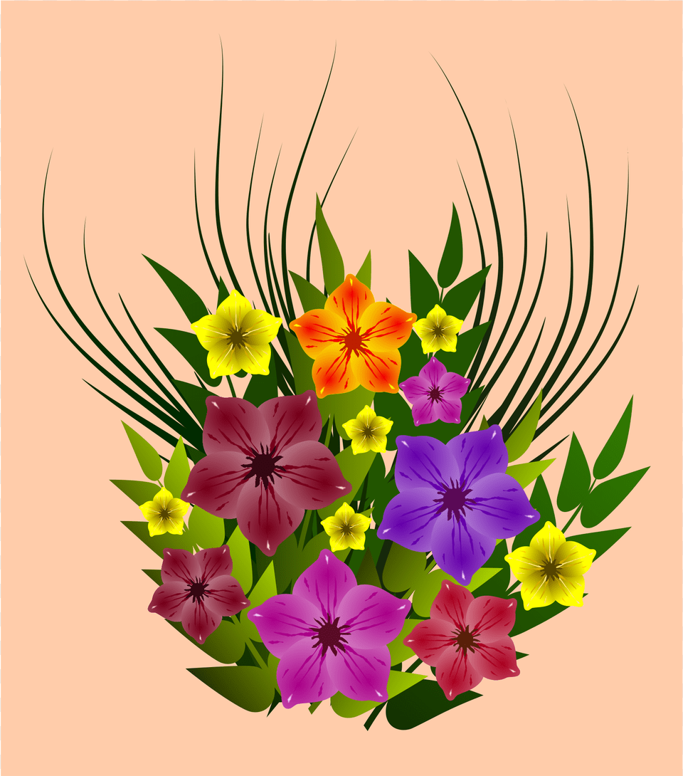 Simple Flowers Clip Arts, Art, Floral Design, Flower, Flower Arrangement Free Transparent Png