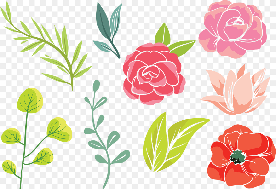 Simple Flowers Flower Designs Floral Ornament Cd Rom Painting Simple Flower Design, Art, Floral Design, Graphics, Pattern Free Png