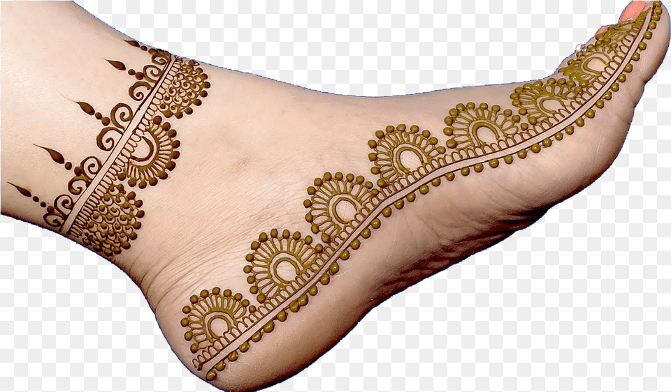 Simple Foot Mehndi Design 2018, Ankle, Body Part, Person, Heel Png Image