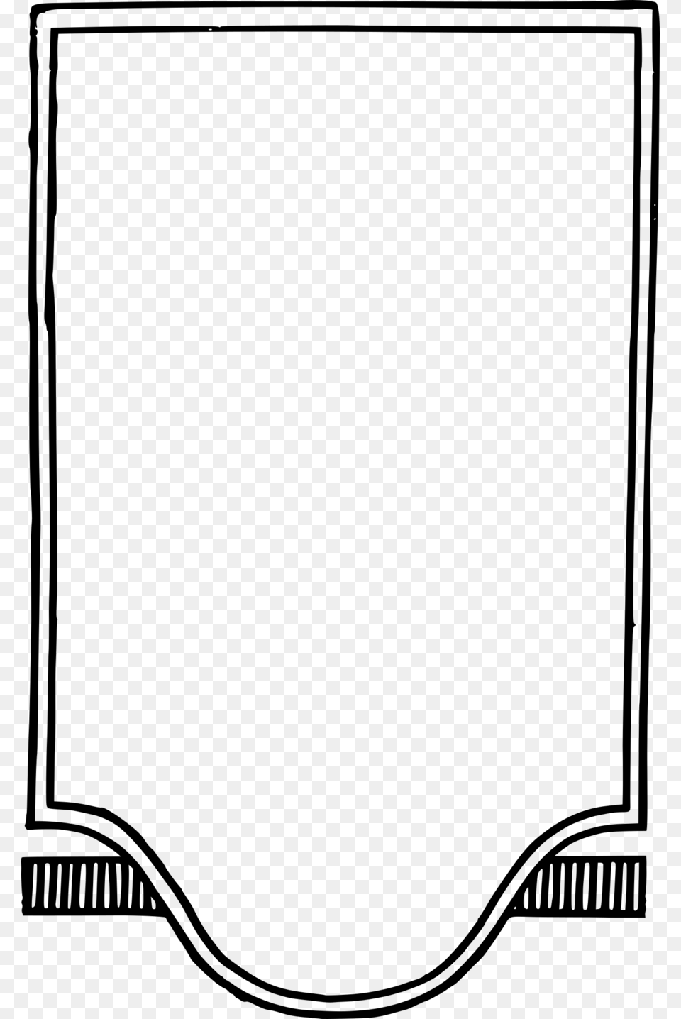 Simple Frame Clipart Borders And Frames Clip Art, Gray Free Png